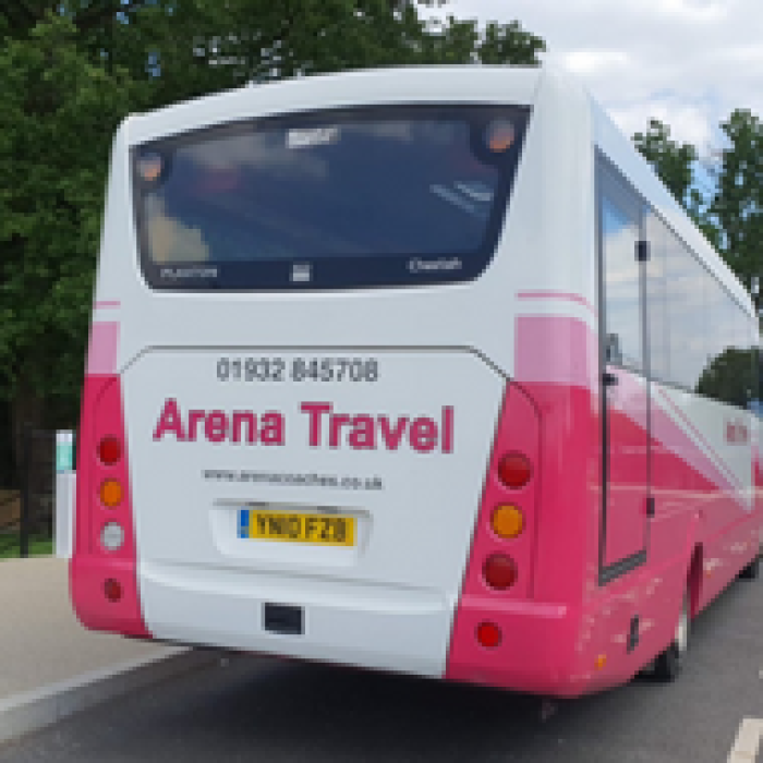 Rear of Arena mini coach