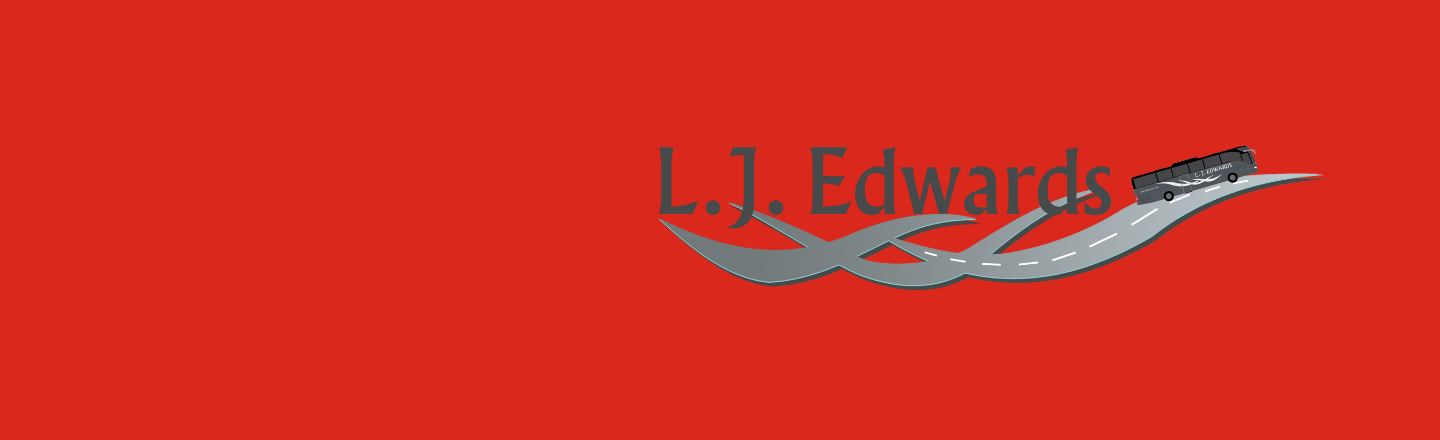 L.J. Edwards logo with coach